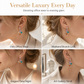 Retro Colorful Heart Tassel Drop Earrings for Women Fashion Ear Buckle Jewelry
