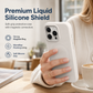 📱 Save 50%! 🧲 Liquid Silicone Case – Magnetic ring & soft flocked grip ✨