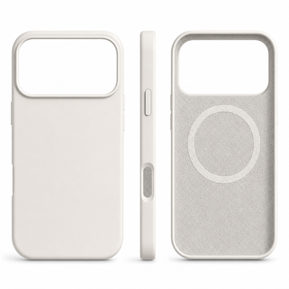 📱 Save 50%! 🧲 Liquid Silicone Case – Magnetic ring & soft flocked grip ✨