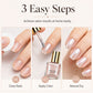 Moonlight Pearl Nail Polish Shimmering Milk Tea Color Air Dry Long Wear