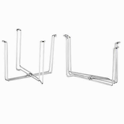 📢📢50% OFF !! ⏰Foldable 304 Stainless Steel Trash Bag Holder Stand for Kitchen and Outdoor Storage