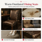 Christmas Elastic Stretch Chair Cover Full Slipcover for High Back Dining Chairs