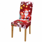 Christmas Elastic Stretch Chair Cover Full Slipcover for High Back Dining Chairs