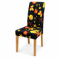 Christmas Elastic Stretch Chair Cover Full Slipcover for High Back Dining Chairs