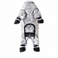 Waterproof Four-Legged Dog Jumpsuit with Covered Feet Dirtproof Warm Autumn Winter Pet Smock with Leash Hole
