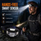 🔦 Smart Sensor Headlamp: Hands-Free, 5 Light Modes, USB Rechargeable, IPX4