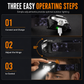 🔦 Smart Sensor Headlamp: Hands-Free, 5 Light Modes, USB Rechargeable, IPX4