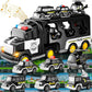 Giocattoli camion della polizia Bambini 7 in 1 Camion Giocattolo a frizione Regali di Natale e compleanno per bambini e bambine dai 3 ai 5 anni