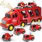 Giocattoli camion della polizia Bambini 7 in 1 Camion Giocattolo a frizione Regali di Natale e compleanno per bambini e bambine dai 3 ai 5 anni