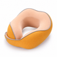 Memory Foam U-Shaped Travel Neck Pillow with Ice Silk Cover and Magnetic Buckle for Portable Neck Support