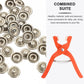 Sew-Free Snap Button Fastener Kit