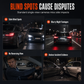 F100 4-Lens Car Dash Cam 1080P HD Driving Recorder with Infrared Night Vision and GPS Sync Recording