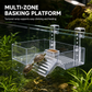 📢📢50% OFF !! ⏰Adjustable Hanging Acrylic Turtle Basking Platform for High Water Level Tanks
