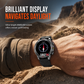 Rugged Smart Watch with Bluetooth Call & Health Monitor
