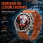 Rugged Smart Watch with Bluetooth Call & Health Monitor