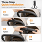 2 Pack 360 Degree Rotatable Double Stroller Hooks Multifunctional Baby Stroller Hanger Clips for Bags