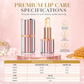 Gold Foil Temperature Color Changing Lip Balm Moisturizing Lip Tint with Vitamin E and Aloe 3.5g