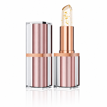 Gold Foil Temperature Color Changing Lip Balm Moisturizing Lip Tint with Vitamin E and Aloe 3.5g