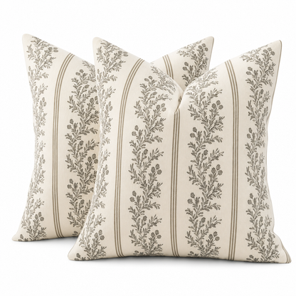 Printed Removable Throw Pillowcase