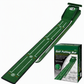 Portable Mini Golf Putting Mat Indoor and Outdoor Golf Practice Green Trainer with 3 Holes 264x19.5cm