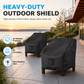 📢📢50% OFF !! ⏰Waterproof Outdoor Patio Chair Cover Sun Protection and Dustproof Furniture Cover for Lawn Chairs and Sofas