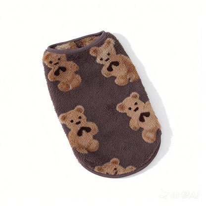 Cute Plush-Lined Pet Vest