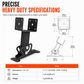Heavy Duty Roof Mount Adjustable Saddle Pergola Support Bracket and Patio Riser Beam Bracket