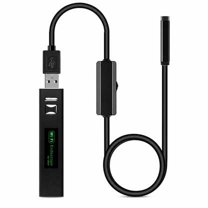 Wireless HD Endoscope WiFi Inspection Borescope for Android and iOS Phones Industrial Pipeline and Automotive Engine Inspection