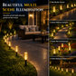 Solar Powered Crystal Column Pathway Lights