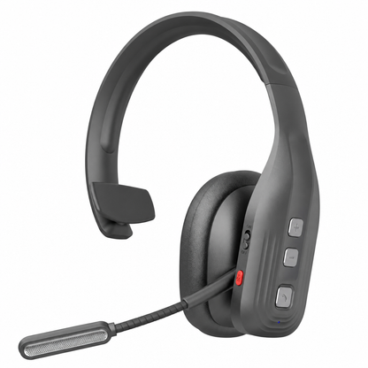 🚚 Trucker Bluetooth Headset: ENC Noise Reduction, Flexible Boom Mic, 78H Playtime, Lightweight