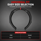 5D Carbon Fiber and Nappa Leather Car Steering Wheel Cover Breathable Sweat Absorbing Non Slip Steering Wheel Protector 38cm