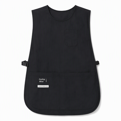 ⏳Limited-time 50% off💥Waterproof and Oilproof Kitchen Vest Apron Breathable Sleeveless Workwear for Catering and Food Service