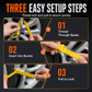 Universal Car Snow Chains Thickened Anti-Slip Tire Cable Ties for SUVs Sedans and Winter Driving