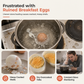 Multifunctional Electric Egg Cooker and Steamer with Transparent Lid Single or Double Layer Egg Boiler for Kitchen Breakfast