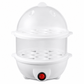Multifunctional Electric Egg Cooker and Steamer with Transparent Lid Single or Double Layer Egg Boiler for Kitchen Breakfast