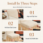 📢📢50% OFF !! ⏰Thickened Stretch Chair Cover with Ruffled Skirt Universal Dustproof Slipcover🪑🛡️