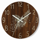 🔥Limited-Time Offer🕰️12-Inch Silent Wooden Wall Clock – Luminous Glow & MDF Wood Grain✨