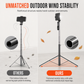 Extendable Selfie Stick Tripod with Bluetooth Remote Control and Handheld Phone Gimbal Stabilizer for Live Streaming and Photography