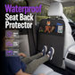 📢📢50% OFF !! ⏰Car Backseat Kick Mat Protector: Waterproof, Storage Pockets🚗