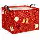 Large Foldable Christmas Storage Basket Square Laundry Hamper and Organizer Bin