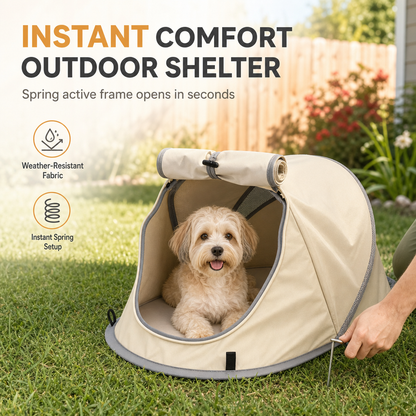 📢📢50% OFF !! ⏰Portable Lightweight Pet Tent House for Cats and Small Dogs Indoor and Outdoor Travel Camping Sun Protection Bed
