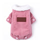 Warm Lamb Fleece Pet Vest Autumn Winter Thickened Fleece Lined Dog Clothes for Cats and Dogs