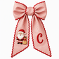 🎄 50% OFF – Vintage Santa Ribbon Bow for Wreaths & Doors